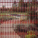Rideau de porte , rideau de perles vulcano transparent, 100l x 230h cm