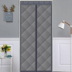 Rideau de porte thermique rideau thermique �pais, imperm�able, garde au chaud, coupe - vent, auto - scellant, ...