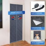 Rideau de porte thermique wenko protection de la chaleur, froid, bruit, lumière fermeture auto tissu ... Rideau de porte thermique wenko protection de la chaleur, froid, bruit, lumière fermeture auto tissu ...