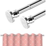 Tringle rideau sans percage (65 - 157cm) acier inox barre de douche extensible tringle de douche tringle ... Tringle rideau sans percage (65 - 157cm) acier inox barre de douche extensible tringle de douche tringle ...