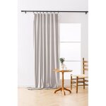 Rideau velours sur ruban 140x250 blanc occultant Rideau velours sur ruban 140x250 blanc occultant