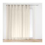 Rideau voilage  ?illets 'carlin' 240x240cm lin