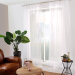 Rideau voilage � pattes  basic  140x240cm blanc