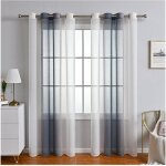 Rideaux voilage à rayures, voilages intérieurs avec oeillets, beaux voile rideau voilage fenetre chambre, ... Rideaux voilage à rayures, voilages intérieurs avec oeillets, beaux voile rideau voilage fenetre chambre, ...