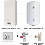 Riello - pack chaudire lectrique 3  15 kw + chauffe eau 150 l + accessoires