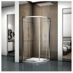 Riho - cabine de douche � de cercle hamar 309 100x100 x200cm � portes coulissantes
