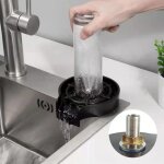 Rince - �vier automatique, lave - verres pour �vier de cuisine, accessoires pour �vier de cuisine pour ...