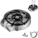 Rince verre, rince verre en acier inoxydable, rince de verre pour vier de cuisine, rinceur de verre ...