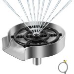 Rince verre en acier inoxydable pour �vier de cuisine - rondelle en m�tal, nettoyeur verre, accessoires ...
