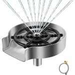 Rince verre en acier inoxydable pour �vier de cuisine - rondelle en m�tal, nettoyeur verre, accessoires ...
