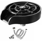 Rince verre evierrondelle de tasse en acier inoxydableapporter joint en t et tuyau de 80 cm automatiq ...