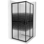 Mexen - rio cabine de douche carrée 90 x 90 cm, bandes, noire - 860 - 090 - 090 - 70 - 20 Mexen - rio cabine de douche carrée 90 x 90 cm, bandes, noire - 860 - 090 - 090 - 70 - 20