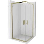 Mexen - rio cabine de douche carr�e 90 x 90 cm, transparent, dor� - 860 - 090 - 090 - 50 - 00