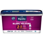 Ripolin - peinture blanc velours pour murs et plafonds avec sous - couche int�gr�e - 2, 5l