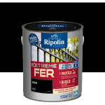 Ripolin - peinture pour fer extrieur - mat - 2l - noir