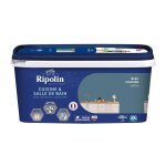 Ripolin - peinture murs, boiseries, plafonds, radiateurs cuisine et bain - 2 l - bleu madura