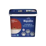 Ripolin - peinture murale sp�ciale cuisine et bain - satin - 0, 75l - rouge terracota