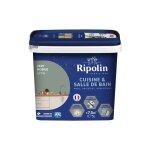 Ripolin - peinture murale sp�ciale cuisine et bain - satin - 0, 75l - vert nobile