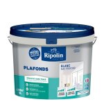 Ripolin - peinture plafonds - blanc mat - sans trace 10l