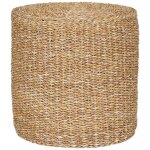 Rivalia - pouf en jonc de mer naturel tress� �40cm
