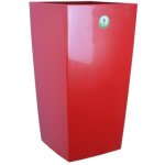 Riviera - pot de fleurs nuance - carré - 38 x 38 x h 69 cm - 67 l - rouge Riviera - pot de fleurs nuance - carré - 38 x 38 x h 69 cm - 67 l - rouge