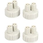 Rnemitery - 4x diy aquarium fish tank co2 syst�me g�n�rateur avec tubes outil partie capsule pour plant�s ...