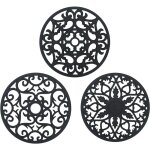 Rnemitery - dessous de plat silicone, 3pcs anti - dérapant anti - chaleur 250 °c multifonction repose ... Rnemitery - dessous de plat silicone, 3pcs anti - dérapant anti - chaleur 250 °c multifonction repose ...