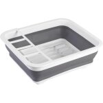 Rnemitery - egouttoir vaisselle pliable, gouttoir  vaisselle plastique, porte - couverts et support ...