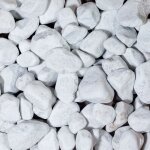 Galet marbre blanc carrare - 60 / 100 mm - sac 20 kg (0, 2m)