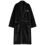 Robe de chambre polaire  le boss  noir