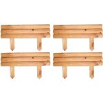 Robin hood - retenue de terre en mlze huil 55 x 16. 5 cm lot de 4