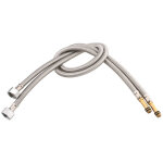Robinet en acier inoxydable 304, tuyau tress�, lavabo de toilette antid�flagrant, tuyau d'entr�e d'eau ...
