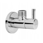 Robinet d'angle 1 / 2 x 3 / 4 t�te c�ramique chrom�