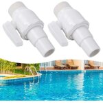 Robinet d'arr�t de piscine, 2 pi�ces vanne d'arr�t piscine, vanne piscine, accessoire piscine, adaptateur ...