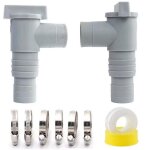 Robinet d'arr�t pour piscine avec raccord de tuyau de 32mm, vanne d'arr�t pour piscines, pi�ces de piscine ...