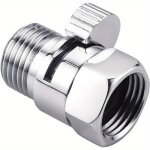 Robinet d'arr�t pour pommeau de douche, vanne de r�gulation de d�bit en laiton, r�gulateur de pression ...
