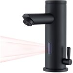 Mitigeur lavabo infrarouge electronique noir eau froide et chaude mitigeur automatique laiton robinet ... Mitigeur lavabo infrarouge electronique noir eau froide et chaude mitigeur automatique laiton robinet ...
