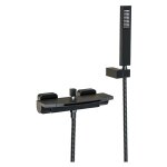 Robinet de baignoire cascade thermostatique avec douchette robinet mitigeur laiton robinet douche ?montage ...