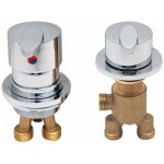 Robinet baignoire mlangeur de bain robinets de douche split deux pices robinet d'eau chaude et froide ...