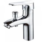 Robinet de baignoire monotrou chaud et froid double usage en laiton mitigeur de douche, robinet de douche ... Robinet de baignoire monotrou chaud et froid double usage en laiton mitigeur de douche, robinet de douche ...