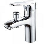 Robinet baignoire robinet monotrou � double usage chaud et froid alliage mitigeur de douche, robinet ...