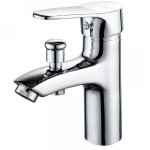 Robinet baignoire robinet monotrou � double usage chaud et froid alliage mitigeur de douche, robinet ...