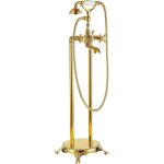 Robinet de baignoire sur pied, pommeau de douche dor vertical, robinet imprial concubine ct rservoir ...