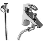 Robinet de bidet paulgurkes avec m�langeur monocommande et douche intime � deux voies