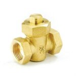 Robinet � boisseau conique 12x17 m�le femelle laiton - comap