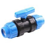 Robinet � boisseau sph�rique pour raccords de tuyau d'eau 25 mm ? vanne a compression pn10 de 25mm ? ...