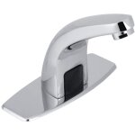 Robinet de capteur infrarouge automatique, robinet lave main, robinet d'eau de lavabo de salle de bains ...