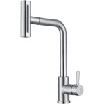 Robinet cascade bross� mitigeur douchette cuisine robinetterie de cuisine rotatif � 360 � � 360 � double ...