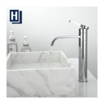 Zvd - robinet cascade salle de bain haut bec pivotant 360 - mitigeur de lavabo en laiton chrom design ...
