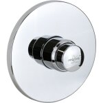 Robinet de chasse d'eau temporis� mural avec commande � bouton - poussoir, raccord 1 g f mcm 945501 chrom� ...